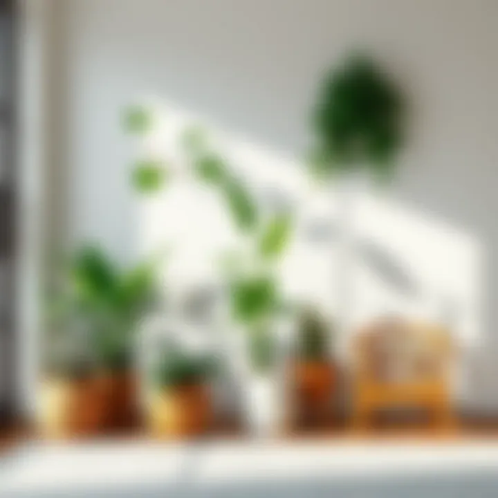 Innovative use of plants in interior design