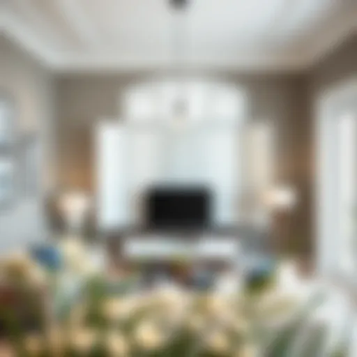 Elegant blackout plantation shutters elegantly installed in a modern living room