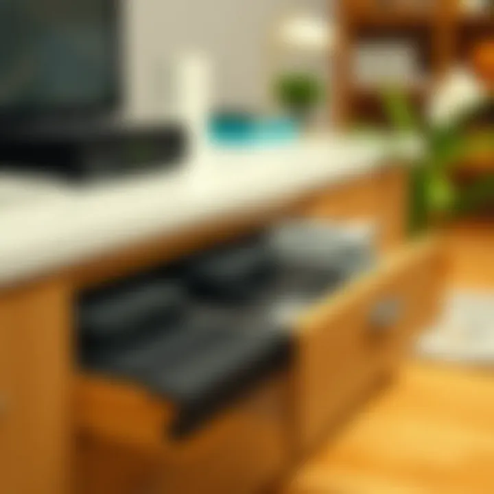 Innovative design of a drawer organizer promoting efficiency in home decor