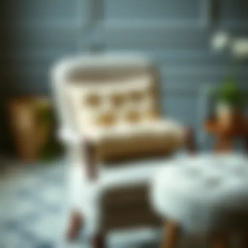 Elegant Chair Cushion Design Elegant design showcasing a plush 16x16 chair cushion