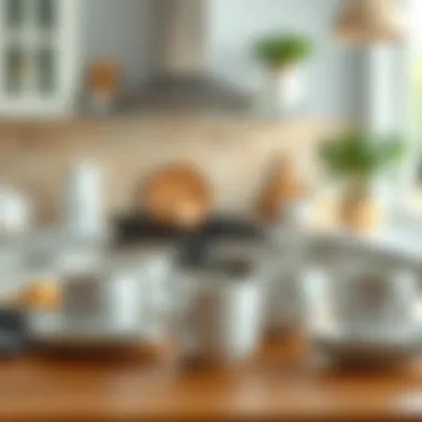 Corelle Mugs in a Contemporary Kitchen Corelle mug set displayed in a modern kitchen setting