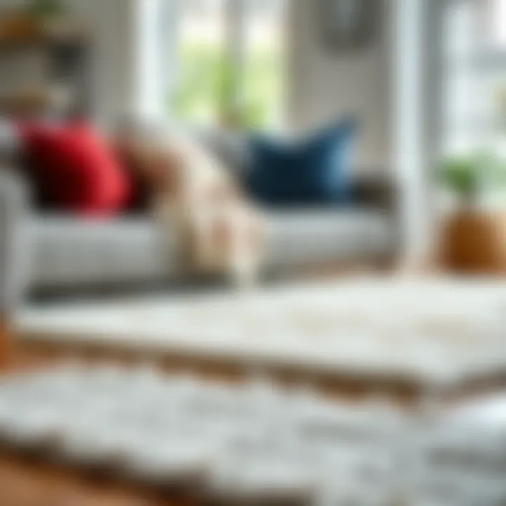 Maintaining and caring for couch throw rugs