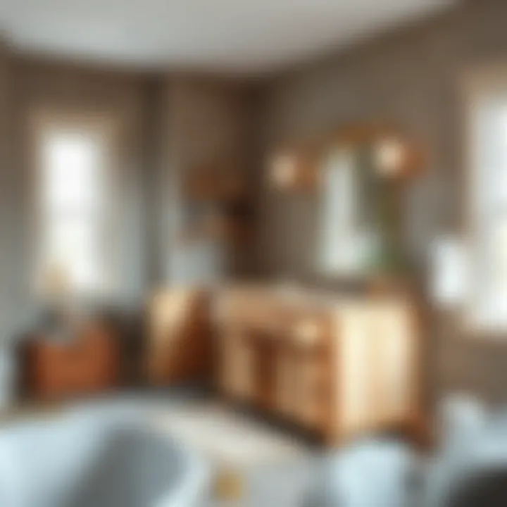 Detailed construction process of a vanity