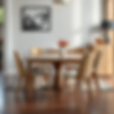 Affordable dining table and chairs