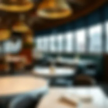 Variety of melamine table top designs showcasing versatility