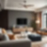 Elegant living room showcasing affordable modern furniture