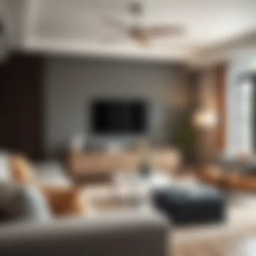 Elegant living room showcasing affordable modern furniture