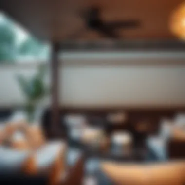 Stylish outdoor blinds enhancing privacy