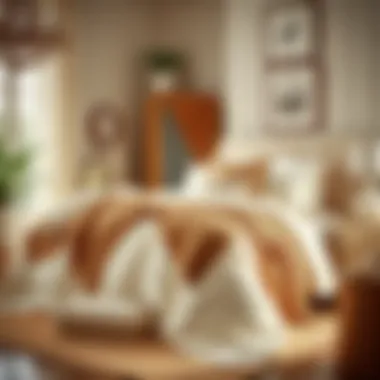 Styles of Cream Colored Bed in a Bag Sets Various styles of cream colored bed in a bag sets displayed elegantly