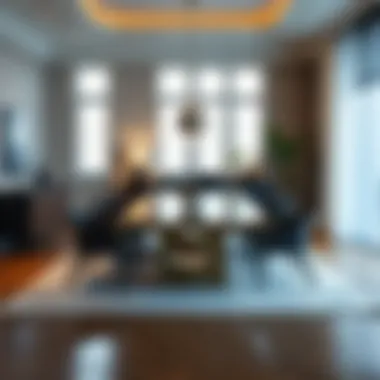 Elegant 92-inch dining table set in a modern dining room