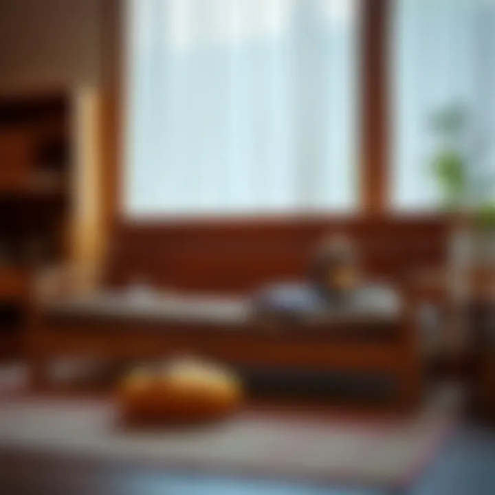 Maintenance tips for wooden futon couch beds displayed visually