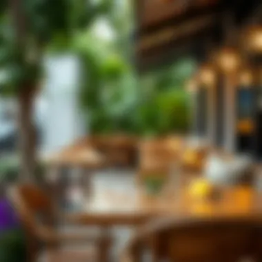 Durable materials used in outdoor restaurant furniture