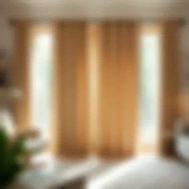 Simple installation technique for French door curtains