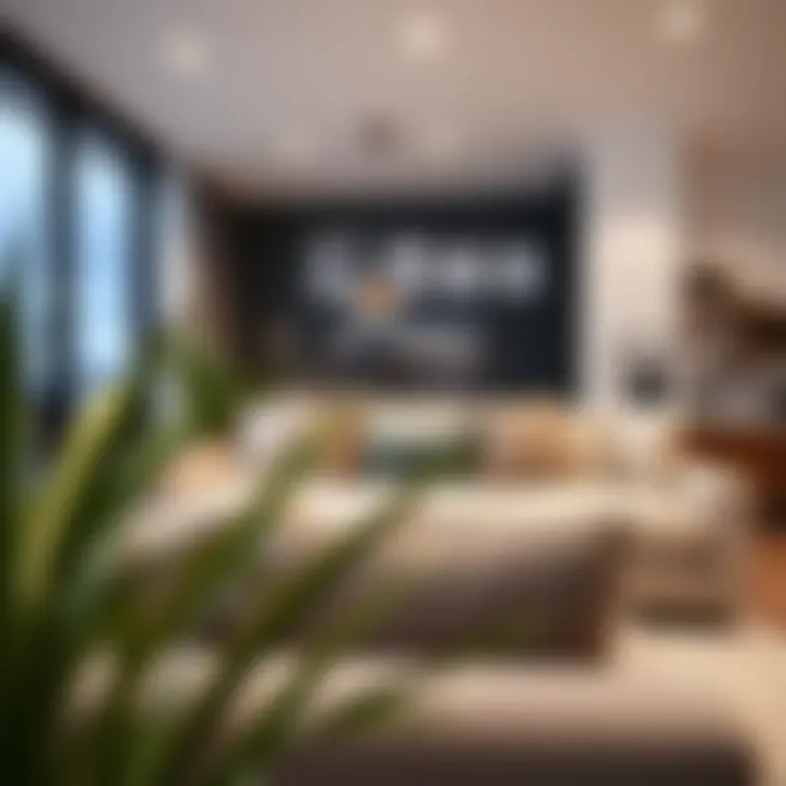 Gray European pillow shams enhancing a modern living space