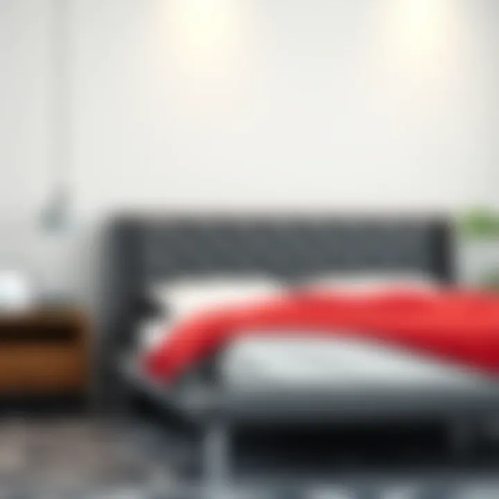 Various materials used in queen bed frames without wheels