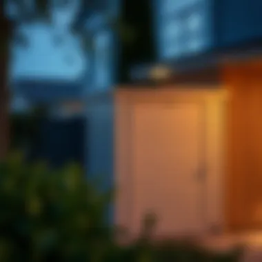 Secure outdoor storage unit in a residential setting