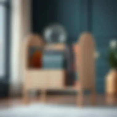 Customizable small book rack with unique finishes and textures