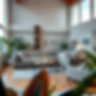 Functional layout of a modern living area featuring the sectional for optimal space utilization