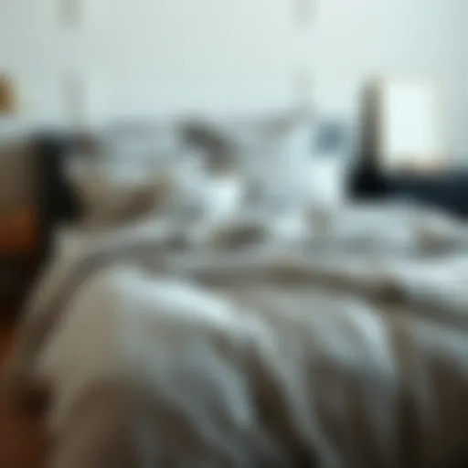 A luxurious full duvet set displayed elegantly on a modern bed