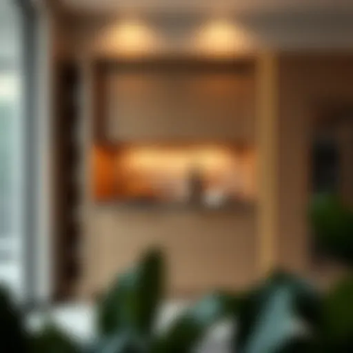 Elegant wall oven base cabinet showcasing sleek lines and modern design.