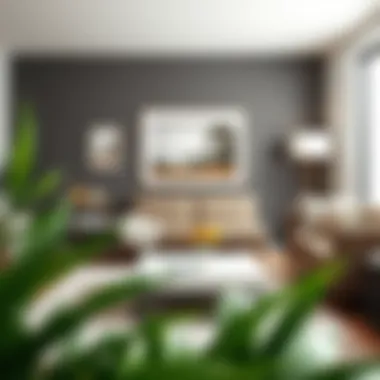 Creative integration of a 3x3 photo mat in a modern living space