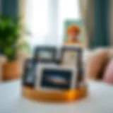 Elegant Arrangement of 3x3 Photo Mat Elegant arrangement of a 3x3 photo mat showcasing various designs