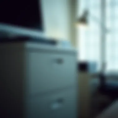 Security Features of Under Desk Locking File Cabinets Under desk locking file cabinet showcasing security features