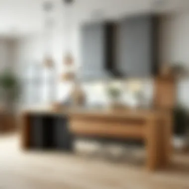 Diverse Materials for Kitchen Islands Variety of materials used in kitchen island design