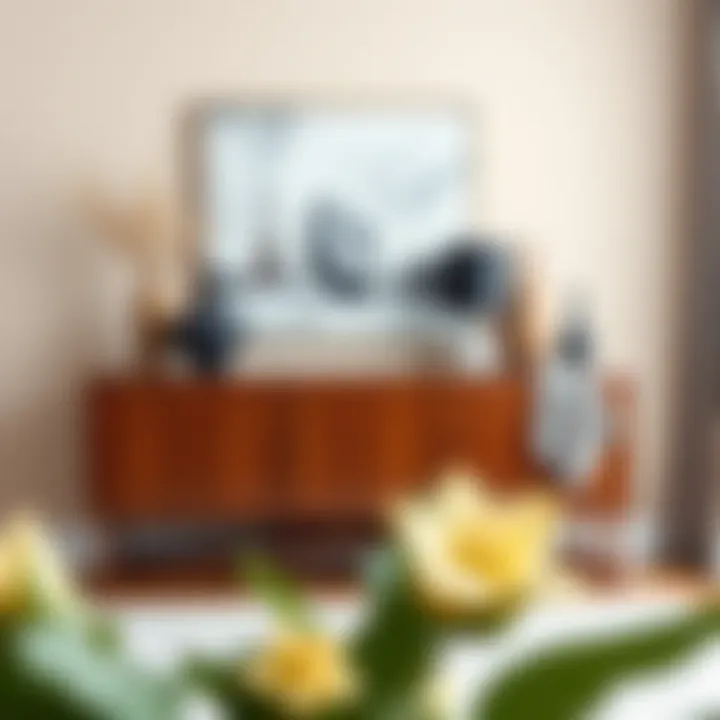 Elegant sideboard showcasing sophisticated design elements