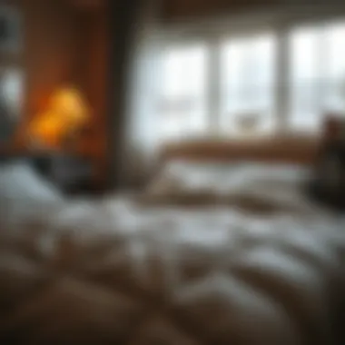 Infographic highlighting the benefits of hot cold comforters