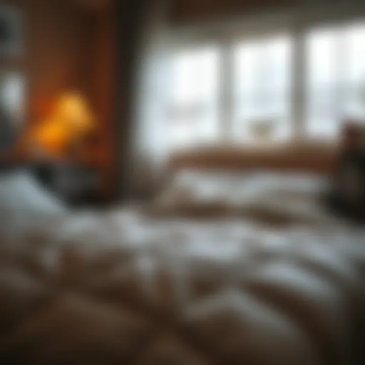 Infographic highlighting the benefits of hot cold comforters