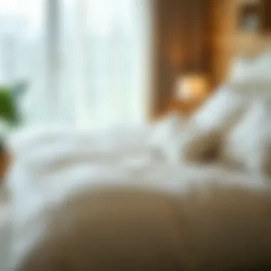 Visual guide for maintaining hot cold comforters