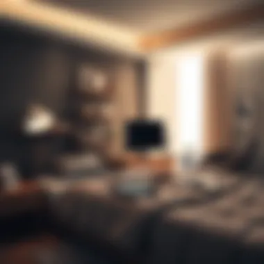 Ergonomic features of an overbed desk for comfort