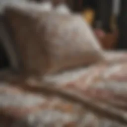 Luxurious Twin XL quilt set showcasing intricate patterns