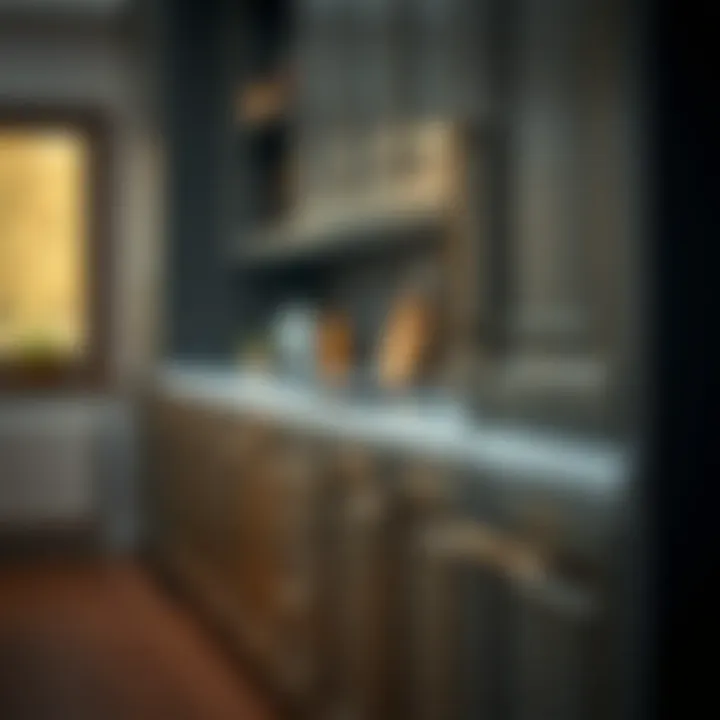 DIY installation of long handles enhancing cabinet functionality