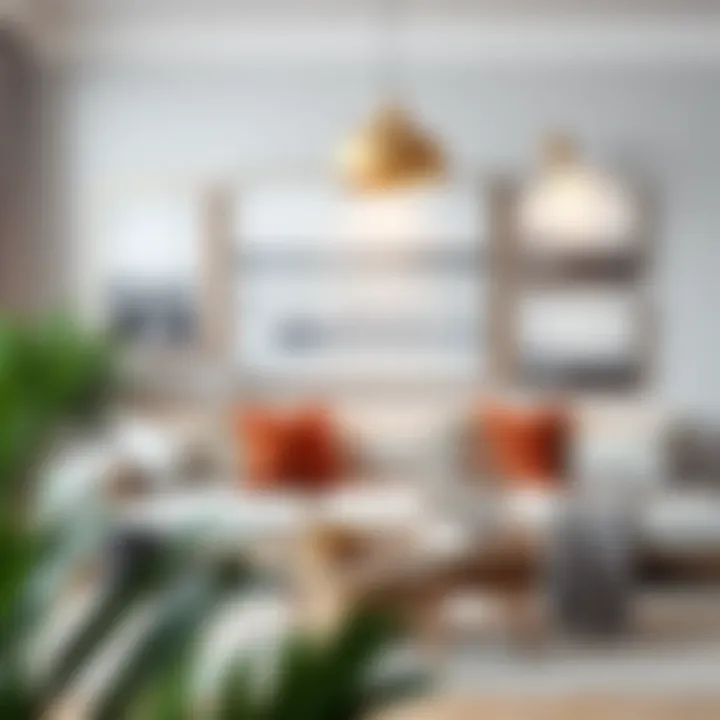 Elegant arrangement of canvas pictures showcasing personal style