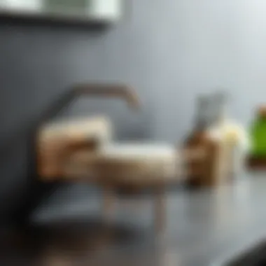 Contemporary metal soap dish showcasing industrial style