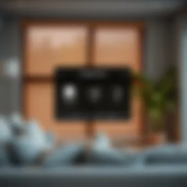 User interface of Google Home app managing smart blinds.