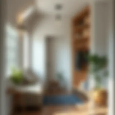 Utilitarian back entryway showcasing space optimization