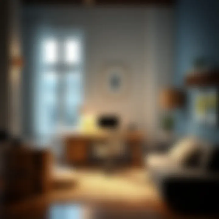 Stylish modern home office with ergonomic furniture