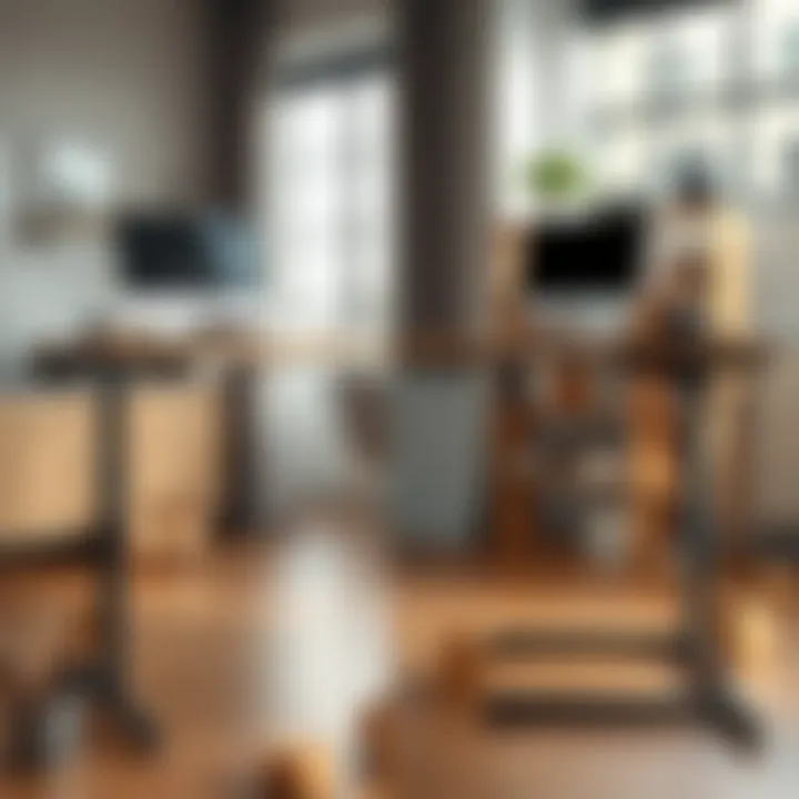 Comparison chart between Knotten and alternative standing desks