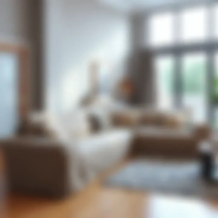 Customized large couch cover fitting a unique couch shape
