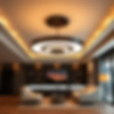 Different designs of LED ceiling lights for various aesthetics