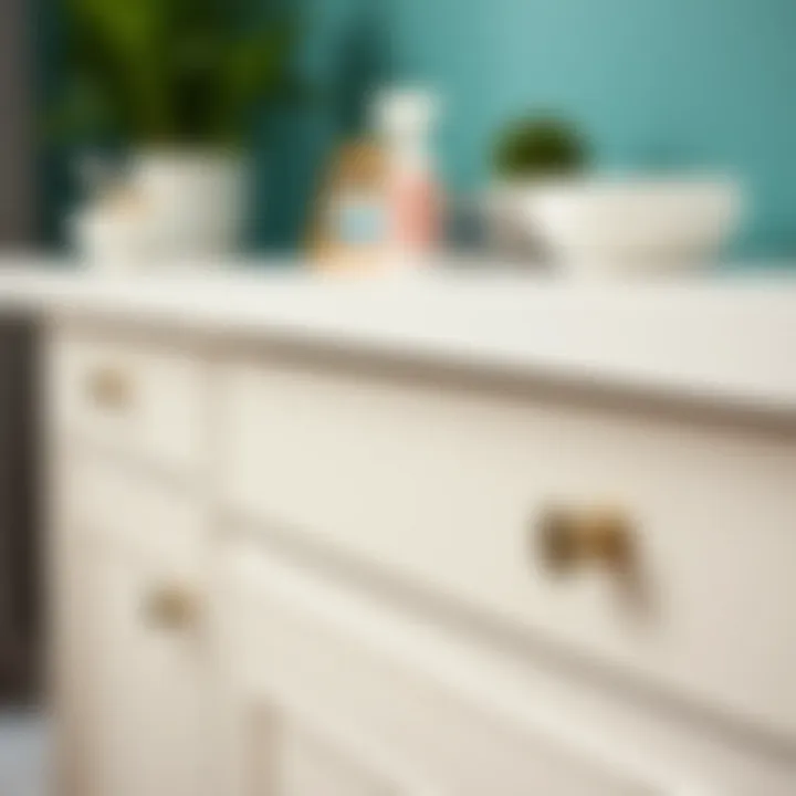 Maintenance tips for white drawer pulls on a stylish cabinet