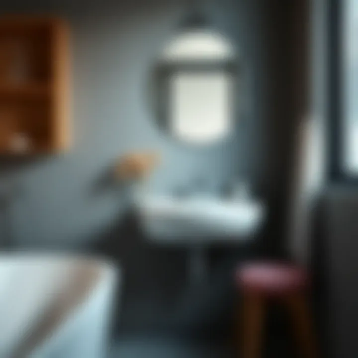 Compact wall-mounted sink optimizing small spaces