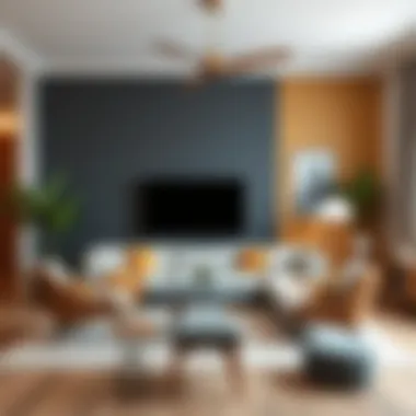 Innovative layout ideas for a mid-century living space