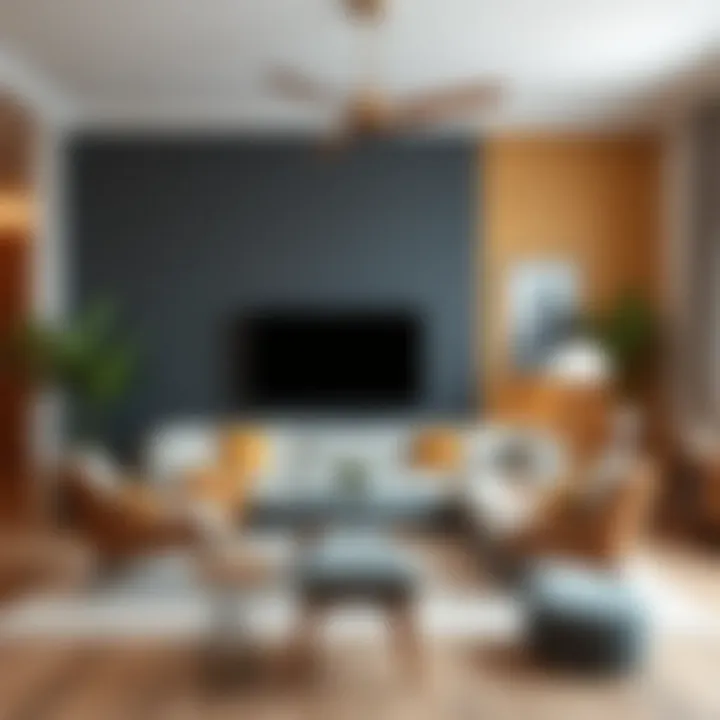 Innovative layout ideas for a mid-century living space