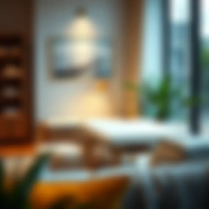 Harmonizing Design in Modern Spaces Narrow changing pad complementing contemporary home decor