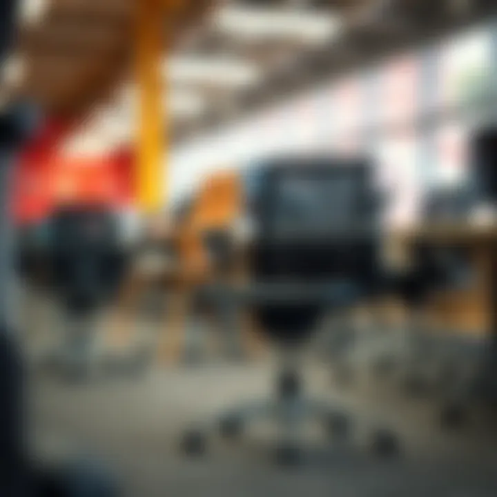 Variety of office chair styles