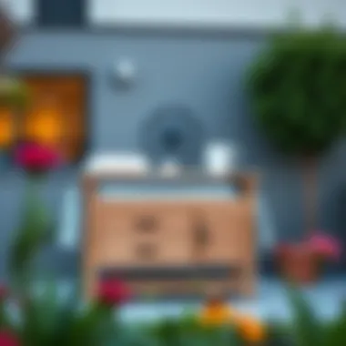 Innovative outdoor changing table with multi-functional design